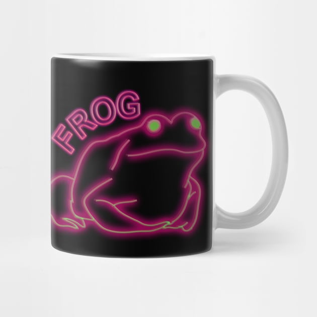 stupid frog neon frog by FandomizedRose